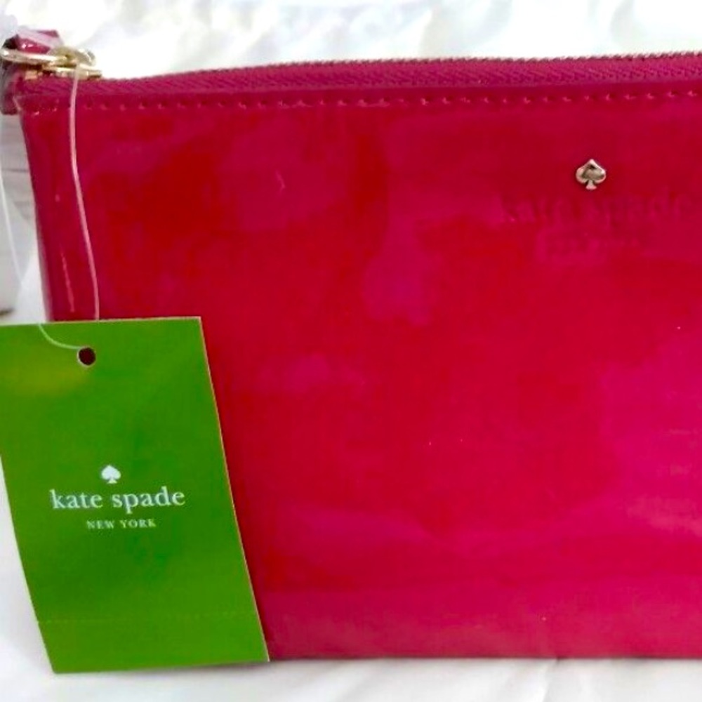 Kate Spade Magenta (Pink)Wristlet, NEW
